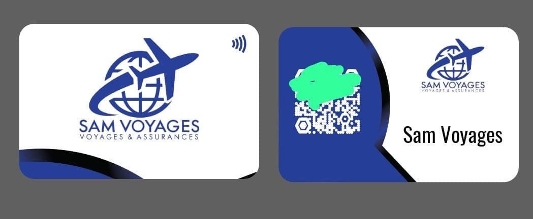 Carte de visite digitale connectée TKARD GO réalisée