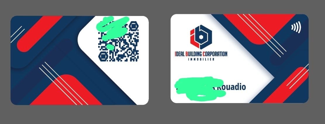 Carte de visite digitale connectée TKARD GO réalisée